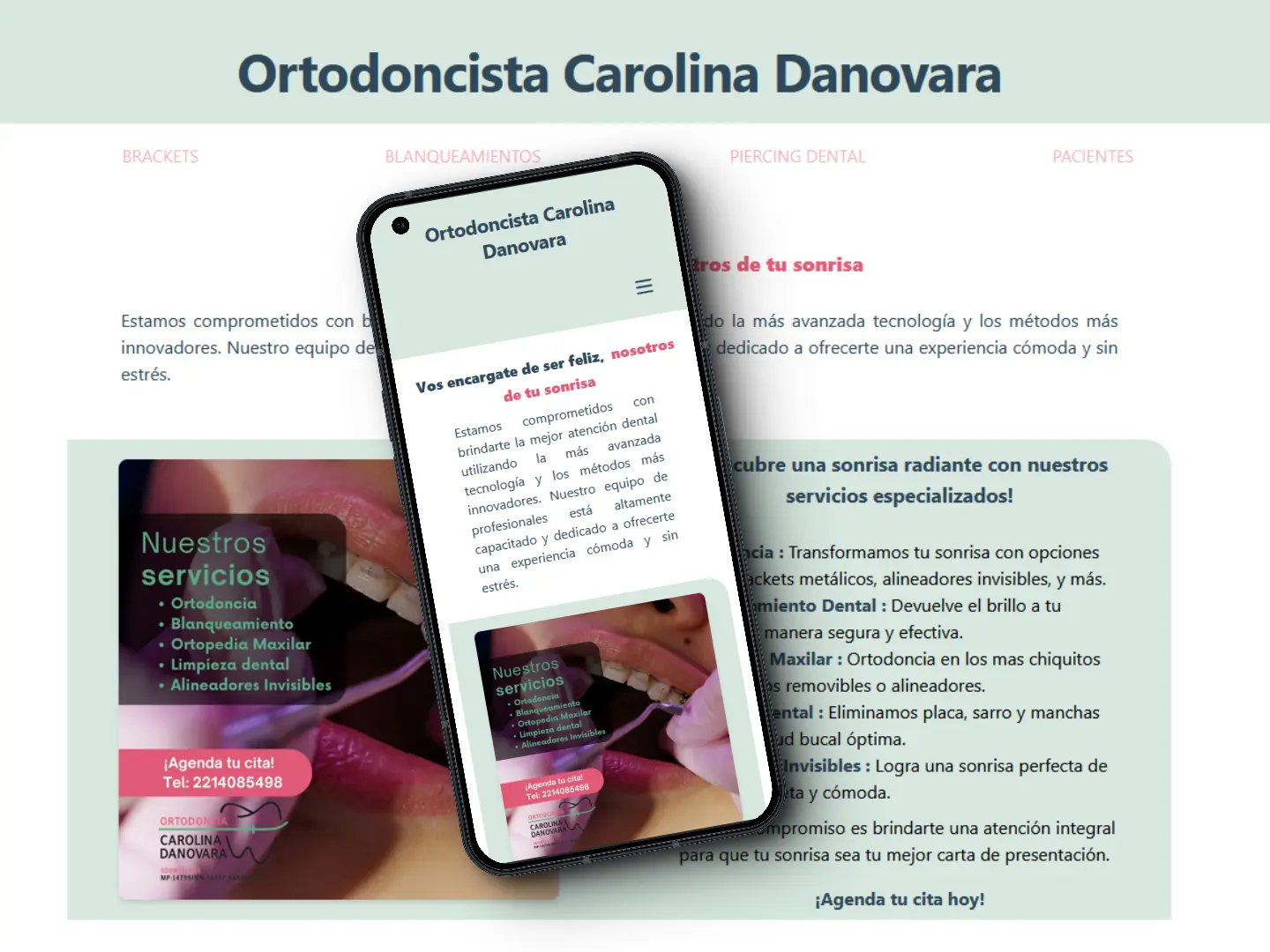 Imagen del proyecto Ortodoncista Carolina Danovara - Ortodoncia La Plata